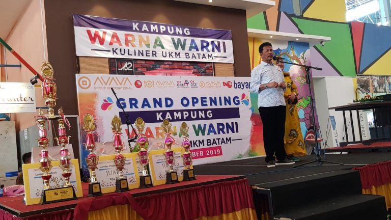 Grand Opening Kampung Warna warni kuliner UKM Batam di